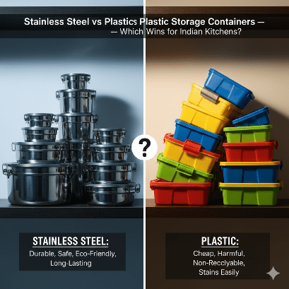 Stainless Steel vs Plastic Storage Containers